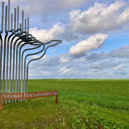 4 Pers Holiday Home Hilla With Winter Garden In Front Of The Dike Directly On The Lauwersmeer Anjum Dış mekan fotoğraf
